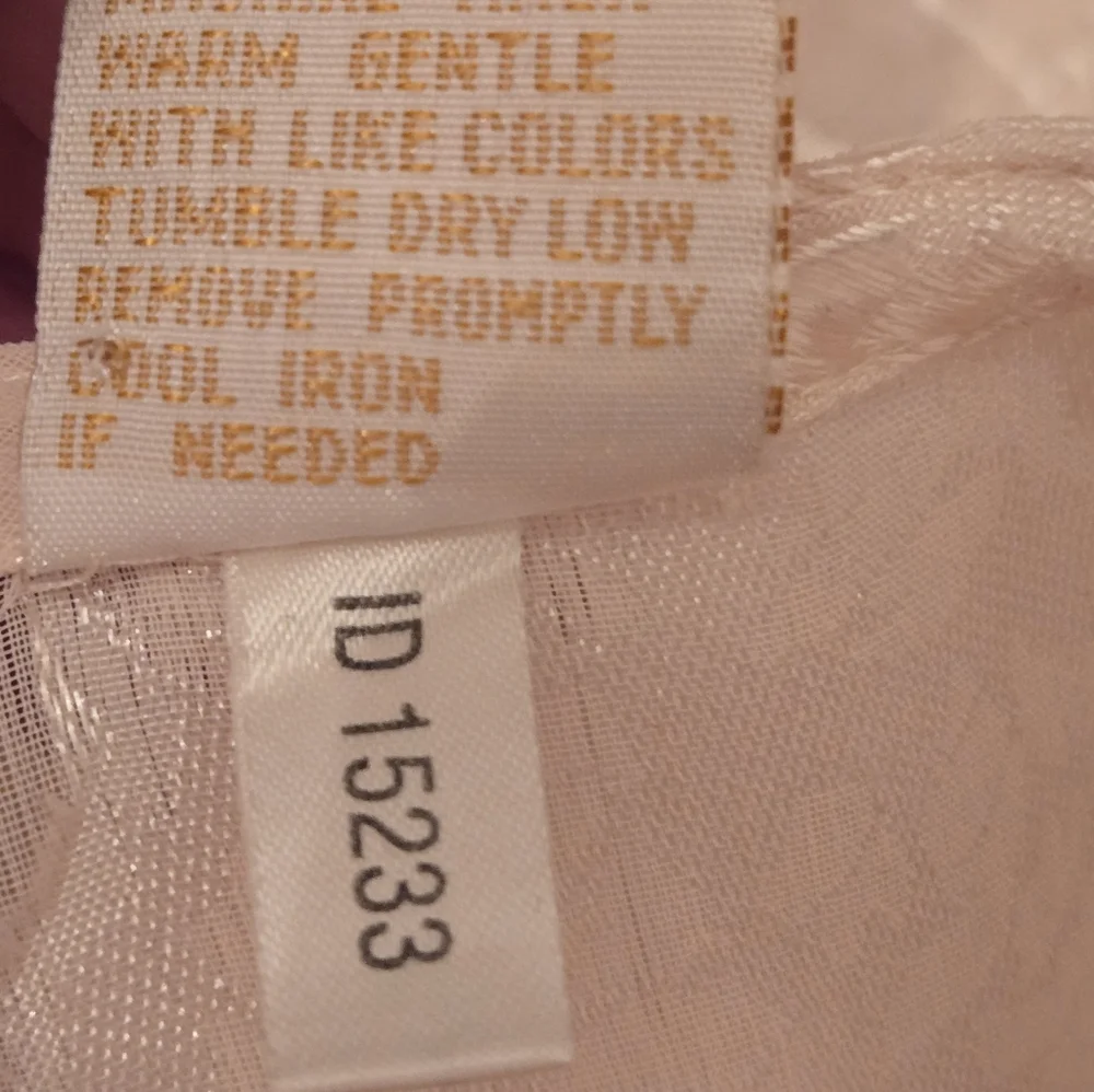 Vintage Victoria's Secret Gold Label Women's Pajama Set Cream Size M